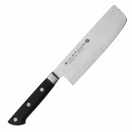 Нож кухонный накири Satake Hammer SB 807-920, 160 мм, черный