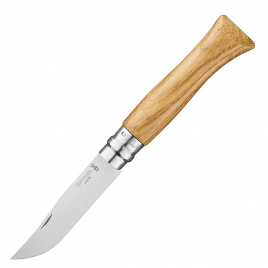 Нож складной Opinel 9 Tradition Inox 002424, 90 мм, дуб