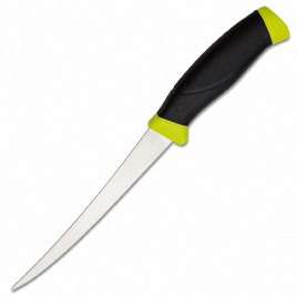 Нож разделочный Morakniv Fishing Comfort Fillet 13869, 155 мм, зеленый