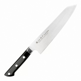 Нож кухонный шеф Satake Stainless Bolster 802-802, 210 мм,  черный