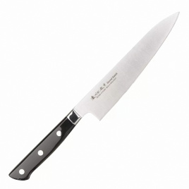 Нож кухонный универсальный Satake Stainless Bolster 802-819, 150 мм,  черный