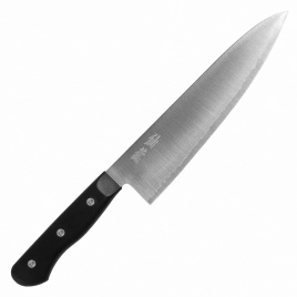 Нож кухонный шеф Suncraft Senzo Flovers PH-04, 200 мм,  черный