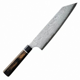 Нож кухонный шеф Suncraft Senzo Black BD-09, 200 мм,  палисандр