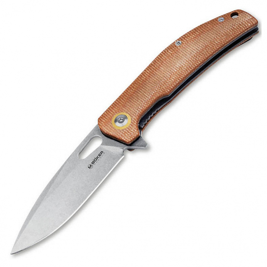 Нож складной Boker Toxicofera 01SC005, 88 мм, микарта фото 1
