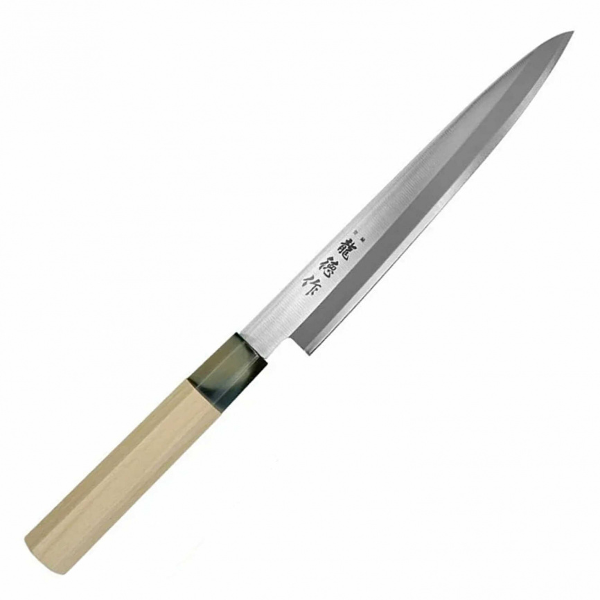 Нож традиционный янагиба Fuji Cutlery Ryutoku FC-575, 210 мм, магнолия фото 2